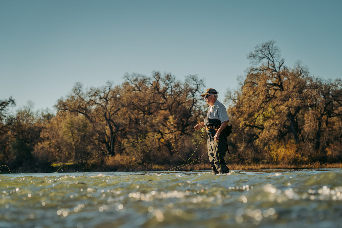 Mike fishing the Sac Mike fishing the Sacramento River outside of Redding